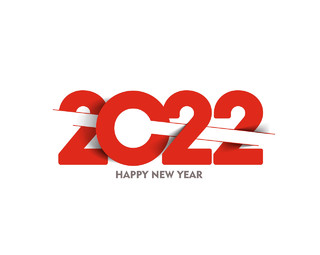 2022新年红色艺术字